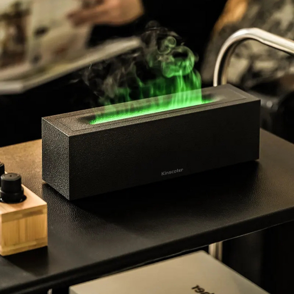 Zen Flame™ Difusor e Umidificador + 1 Óleo Essencial Grátis