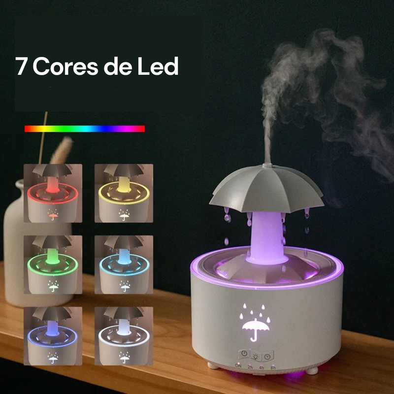 Chuva™ Difusor Ultrassônico + 1 Óleo Essencial