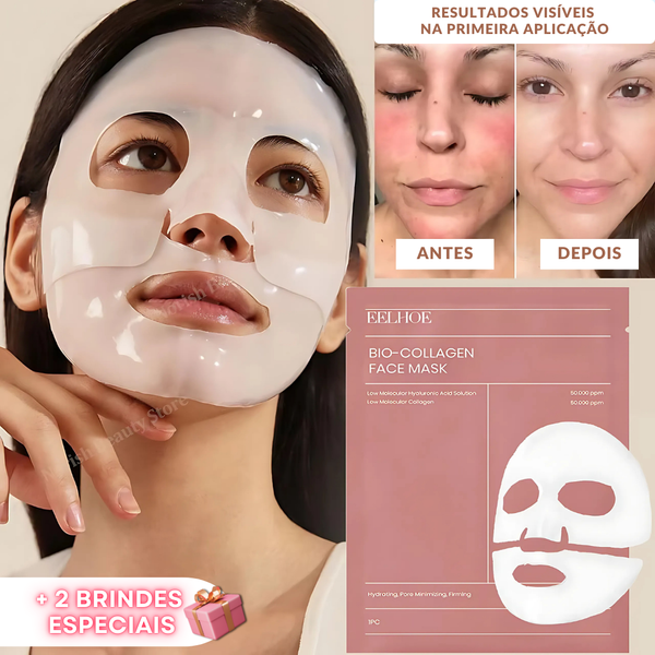 CollagenLift+ – Máscara Absorvível com Colágeno + Peptídeos Rejuvenescedores