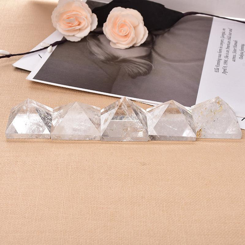 Pirâmide Orgonite Quartzo Transparente - Purezen