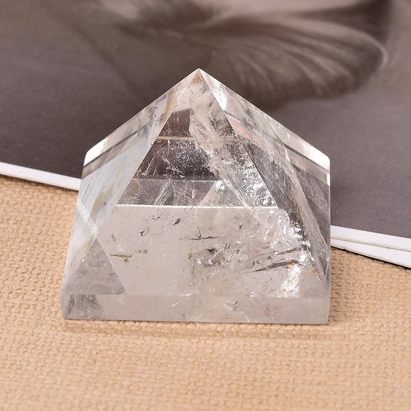 Pirâmide Orgonite Quartzo Transparente - Purezen