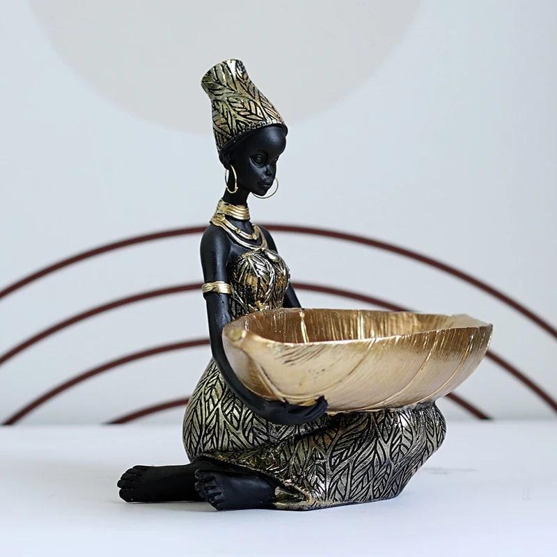 Bandeja de Decoração Africana - Purezen
