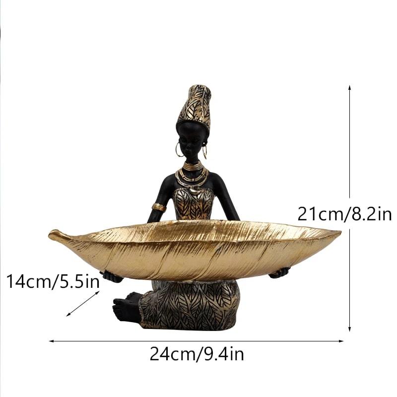 Bandeja de Decoração Africana - Purezen