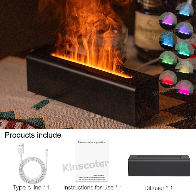 Lume Flame™ Difusor e Umidificador de Aromas - Aroma Terra