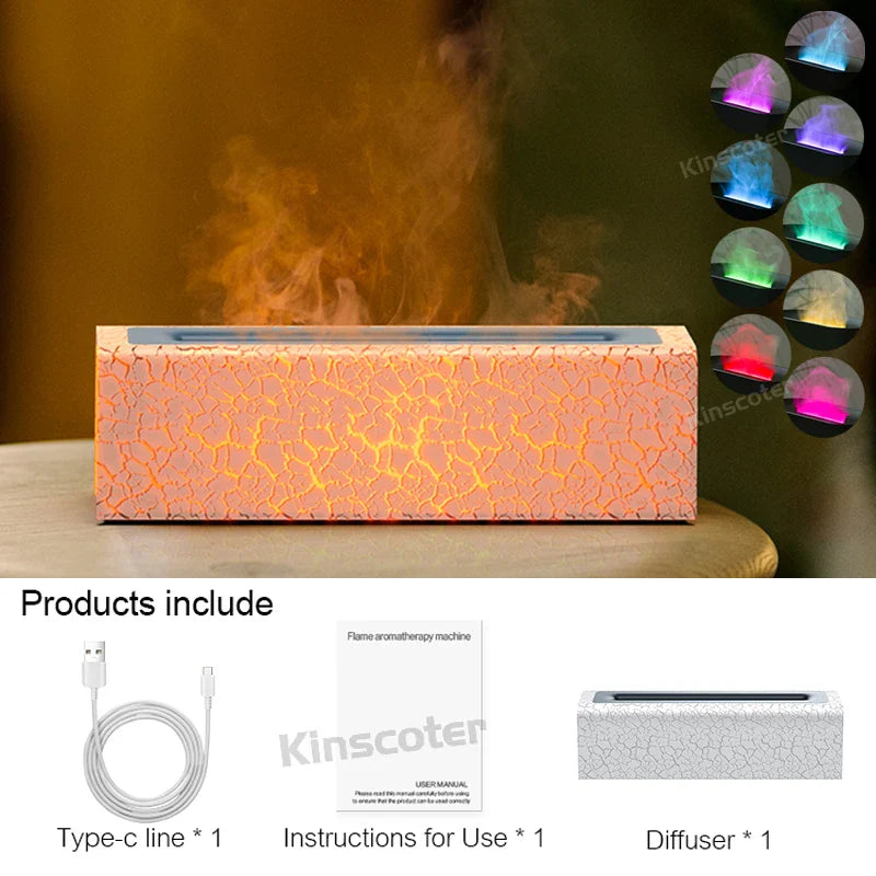 Lume Flame™ Difusor e Umidificador de Aromas - Aroma Terra