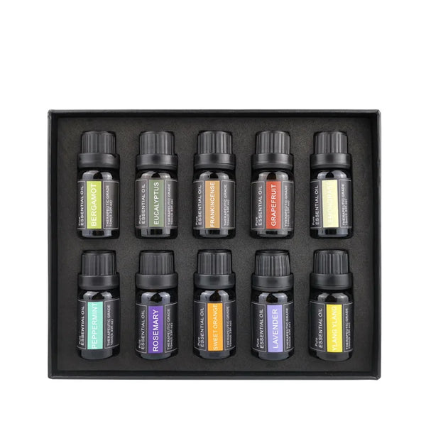 Kit 10 Óleos Essenciais 100% Puros - Aroma Terra