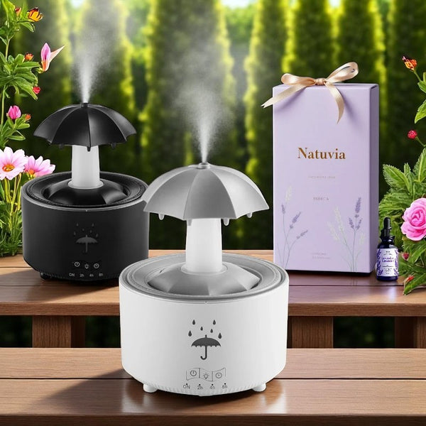 Chuva™ Difusor Ultrassônico + 1 Óleo Essencial